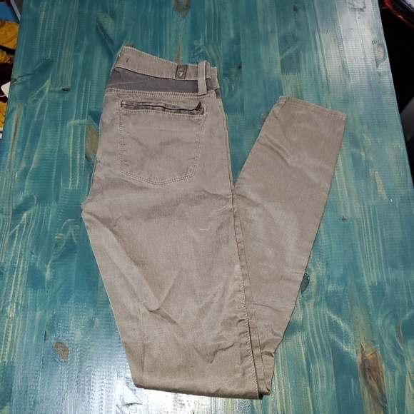 7 for All Mankind Pants Tan Brown NWOT 24 - Picture 5 of 6